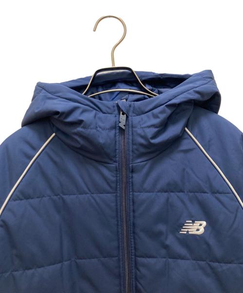 NEW BALANCE（ニューバランス）NEW BALANCE (ニューバランス) パデッドジャケット ショート ブルー サイズ:Ｓの古着・服飾アイテム