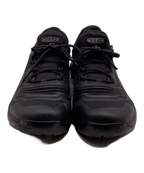 KEEN（キーン）KEEN (キーン) トレッキングシューズ テンポ フレックス ウォータープルーフ ブラック サイズ:27cmの古着・服飾アイテム