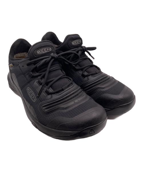 KEEN（キーン）KEEN (キーン) トレッキングシューズ テンポ フレックス ウォータープルーフ ブラック サイズ:27cmの古着・服飾アイテム