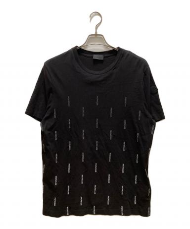 マ*ク様 モンクレール　ヴィンテージ　サイドロゴ　Tシャツ　S ブラック　3S5 中古・古着通販】MONCLER (モンクレール) ロゴプリントTシャツ