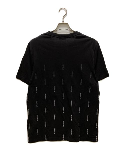 MONCLER（モンクレール）MONCLER (モンクレール) ロゴプリントTシャツ ブラック サイズ:Mの古着・服飾アイテム