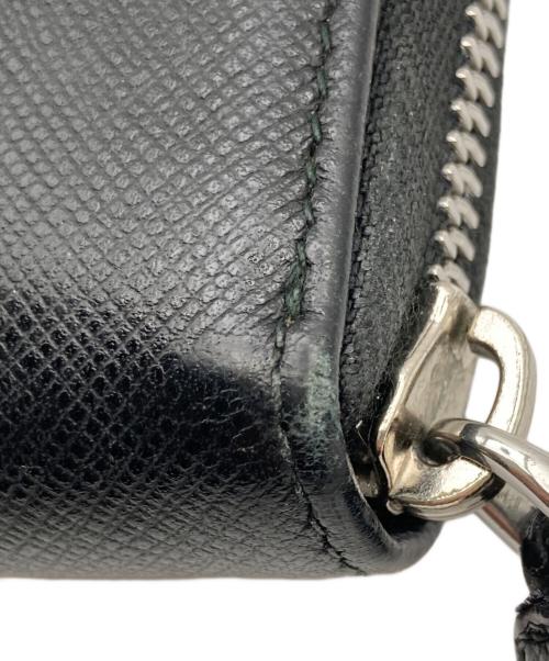 PRADA（プラダ）PRADA (プラダ) PORTAFOGLIO LAMPO SAFFIANO 財布 ブラックの古着・服飾アイテム
