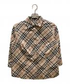 BURBERRY LONDONバーバリーロンドン）の古着「七分袖ノバチェックシャツ」｜ベージュ