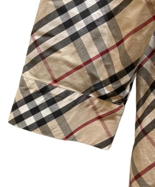 BURBERRY LONDON（バーバリーロンドン）BURBERRY LONDON (バーバリーロンドン) 七分袖ノバチェックシャツ ベージュ サイズ:15の古着・服飾アイテム