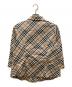 BURBERRY LONDON (バーバリーロンドン) 七分袖ノバチェックシャツ ベージュ サイズ:15：10000円
