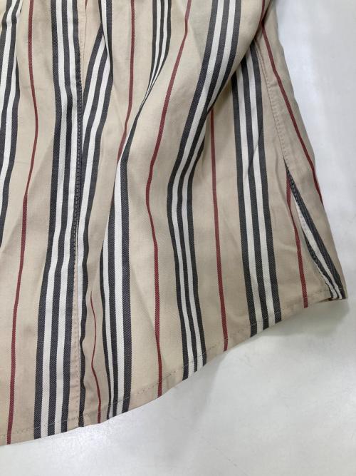 BURBERRY LONDON（バーバリーロンドン）BURBERRY LONDON (バーバリーロンドン) ストライプ半袖シャツ ベージュ サイズ:15BRの古着・服飾アイテム
