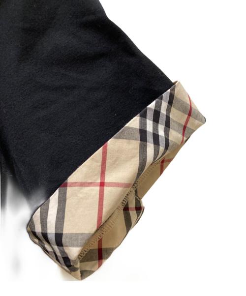 BURBERRY LONDON（バーバリーロンドン）BURBERRY LONDON (バーバリーロンドン) 襟袖ノバチェックポロシャツ ブラック サイズ:5の古着・服飾アイテム