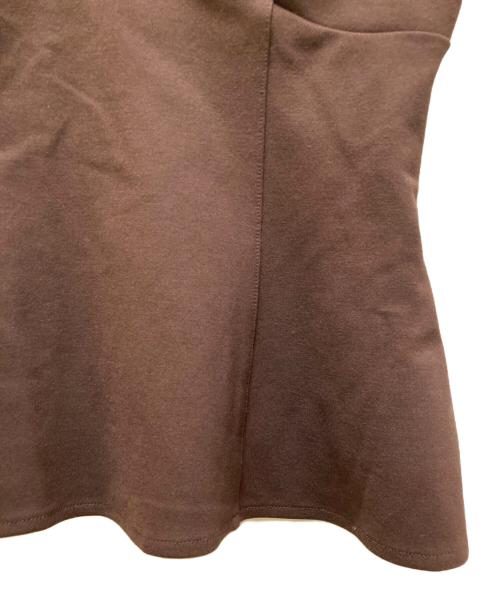 FRAY ID（フレイ アイディー）FRAY ID (フレイ アイディー) レースレイヤードビスチェ ブラウンの古着・服飾アイテム