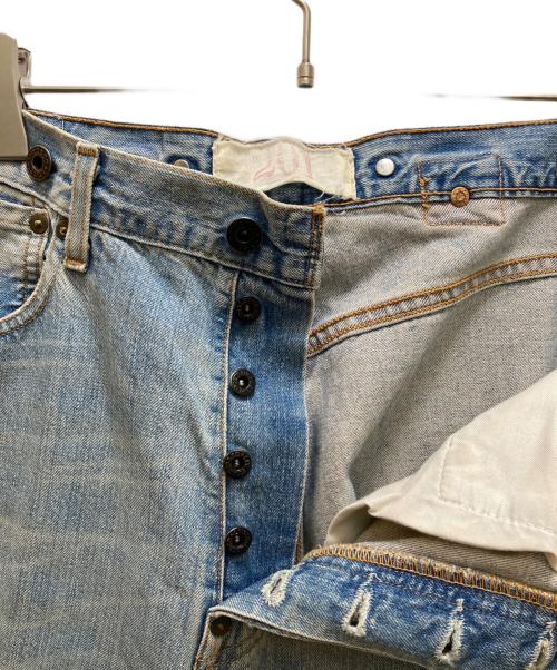 LEVI'S（リーバイス）LEVI'S (リーバイス) 201 サスペンダーデニムパンツ インディゴ サイズ:実寸ウエスト約88cm、股下約71cmの古着・服飾アイテム