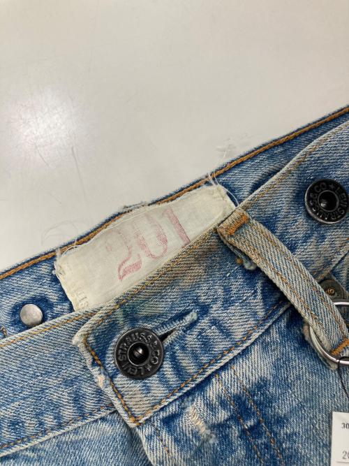 LEVI'S（リーバイス）LEVI'S (リーバイス) 201 サスペンダーデニムパンツ インディゴ サイズ:実寸ウエスト約88cm、股下約71cmの古着・服飾アイテム