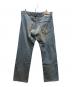 LEVI'S (リーバイス) 201 サスペンダーデニムパンツ インディゴ サイズ:実寸ウエスト約88cm、股下約71cm：10000円