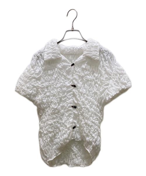 THETOE（ザ トゥー）THETOE (ザ トゥー) Potter Shirring Top ホワイト サイズ:Mの古着・服飾アイテム