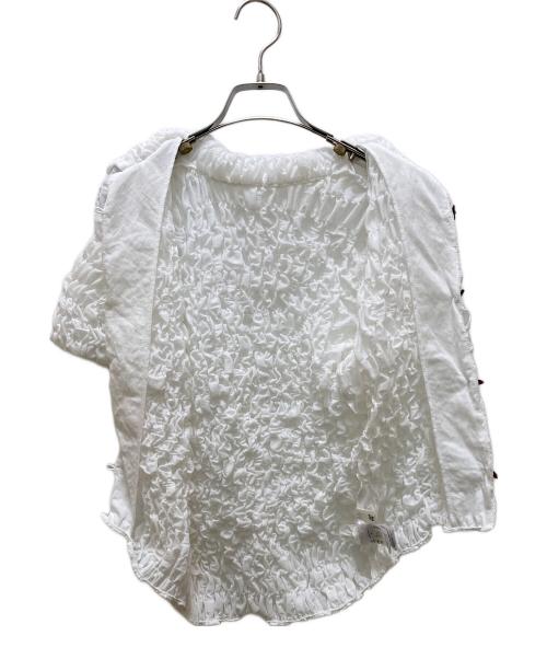 THETOE（ザ トゥー）THETOE (ザ トゥー) Potter Shirring Top ホワイト サイズ:Mの古着・服飾アイテム