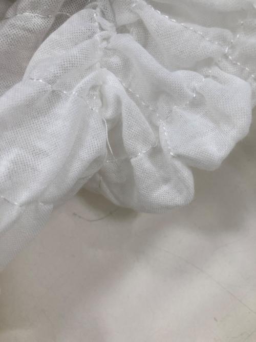 THETOE（ザ トゥー）THETOE (ザ トゥー) Potter Shirring Top ホワイト サイズ:Mの古着・服飾アイテム