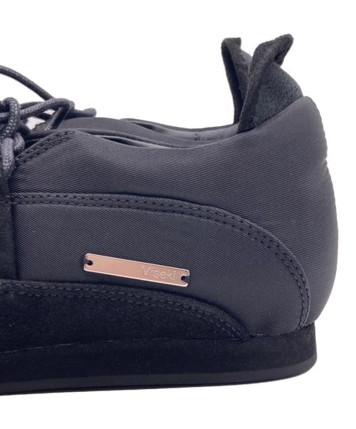 miseki seol（ミセキ ソウル）miseki seol (ミセキ ソウル) Double strap sneakers BLACK ブラック サイズ:24cmの古着・服飾アイテム