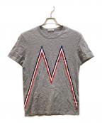 MONCLERモンクレール）の古着「MプリントTシャツ」｜グレー