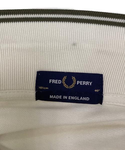 FRED PERRY（フレッドペリー）FRED PERRY (フレッドペリー) ポロシャツ/ロゴポロシャツ ベージュ サイズ:40の古着・服飾アイテム