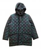 Traditional Weatherwearトラディショナルウェザーウェア）の古着「フーデットキルティングジャケット」｜グリーン