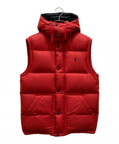Ralph Lauren 赤 ダウンベスト S フードついてないです。 中古・古着通販】POLO RALPH LAUREN (ポロ・ラルフローレン) ダウン