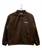 PALACEパレス）の古着「UNI COACH JACKET CHEETAH」｜ブラウン