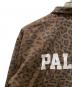 中古・古着 PALACE (パレス) UNI COACH JACKET CHEETAH ブラウン サイズ:M：35000円
