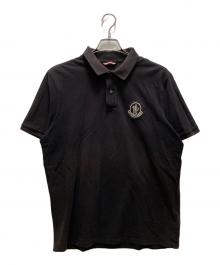 MONCLER（モンクレール）の古着「GENIUS 2 1952 MAGLIA POLO MANICA CORTA ポロシャツ」｜ブラック