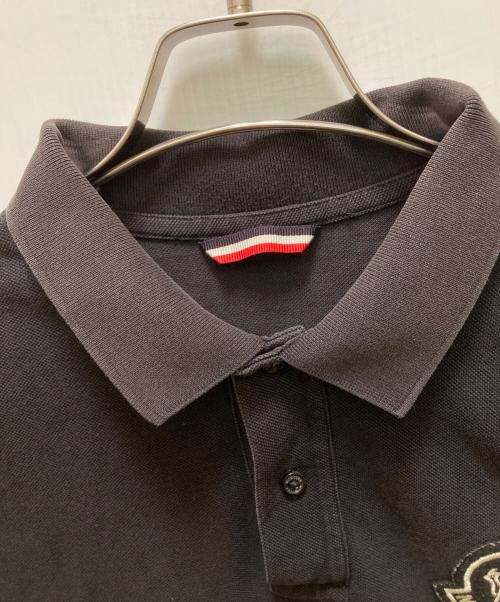 MONCLER（モンクレール）MONCLER (モンクレール) GENIUS 2 1952 MAGLIA POLO MANICA CORTA ポロシャツ ブラック サイズ:Lの古着・服飾アイテム