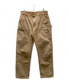 CarHartt（カーハート）の古着「DUCK DOUBLE-FRONT DUNGAREE」｜ブラウン