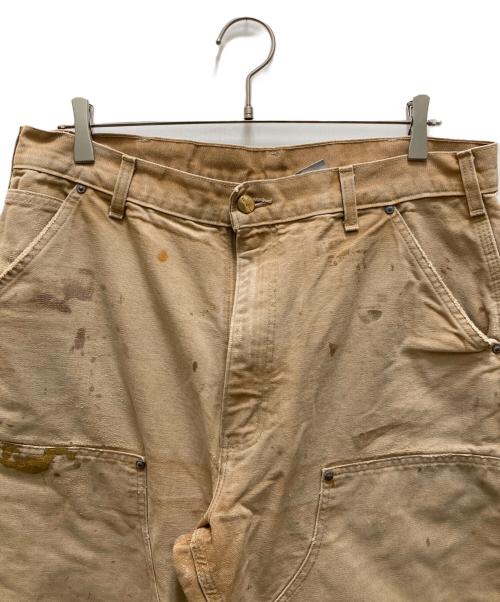 CarHartt（カーハート）CarHartt (カーハート) DUCK DOUBLE-FRONT DUNGAREE ブラウン サイズ:不明の古着・服飾アイテム