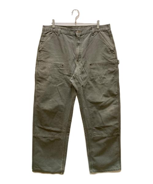 CarHartt（カーハート）CarHartt (カーハート) ダブルニーダックペインターパンツ モスグリーン サイズ:38×32の古着・服飾アイテム