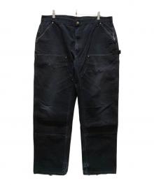CarHartt（カーハート）の古着「Double Front Work Dungaree」｜ブラック