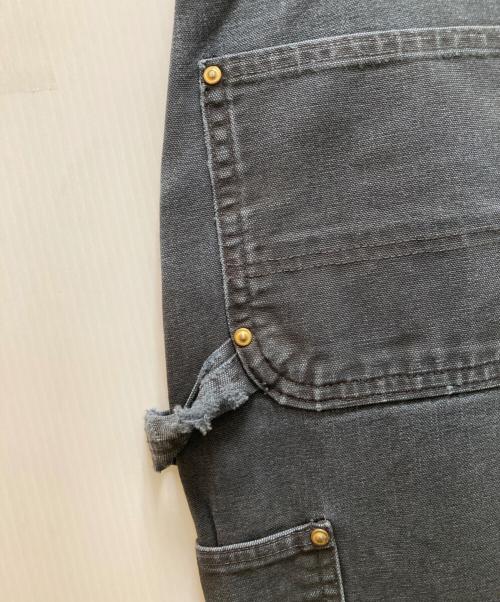 CarHartt（カーハート）CarHartt (カーハート) Double Front Work Dungaree ブラック サイズ:42×34の古着・服飾アイテム