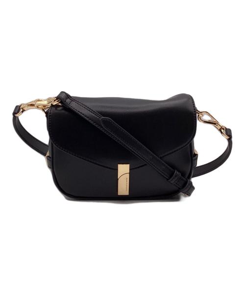 CHARLES & KEITH（チャールズアンドキース）CHARLES & KEITH (チャールズアンドキース) Aurelia オレリア メタリックアクセントサドルバッグ ブラックの古着・服飾アイテム