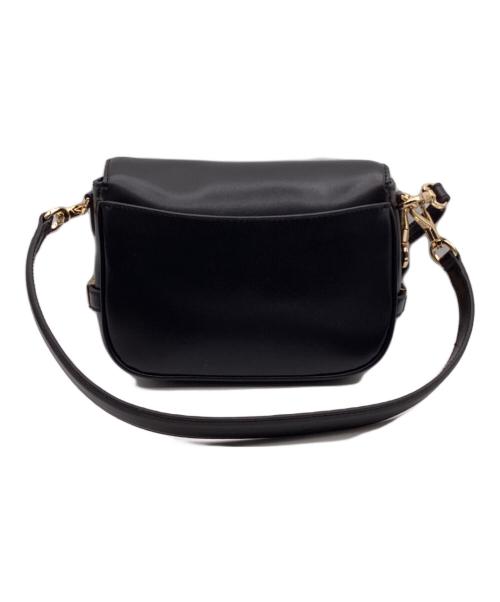 CHARLES & KEITH（チャールズアンドキース）CHARLES & KEITH (チャールズアンドキース) Aurelia オレリア メタリックアクセントサドルバッグ ブラックの古着・服飾アイテム