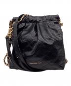 CHARLES & KEITHチャールズアンドキース）の古着「Duo ドゥオ チェーンハンドルツーウェイバックパック」｜ブラック