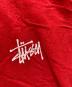 中古・古着 stussy (ステューシー) 90sツアープリントTシャツ レッド サイズ:L：10000円