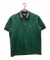 LACOSTE（ラコステ）の古着「モノグラムジャカードポロシャツ」｜グリーン