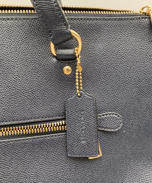 COACH（コーチ）COACH (コーチ) ギャラリー トートバッグ ブルーの古着・服飾アイテム