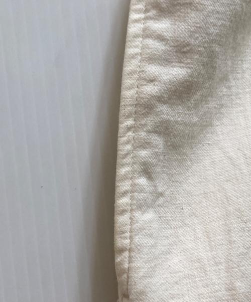 Yohji Yamamoto pour homme（ヨウジヤマモト プールオム）Yohji Yamamoto pour homme (ヨウジヤマモト プールオム) ウエスト紐ワイドテーパードパンツ アイボリー サイズ:3の古着・服飾アイテム