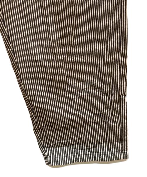 Yohji Yamamoto pour homme（ヨウジヤマモト プールオム）Yohji Yamamoto pour homme (ヨウジヤマモト プールオム) ストライプヒッコリーデニムパンツ ホワイト×グレー サイズ:3の古着・服飾アイテム