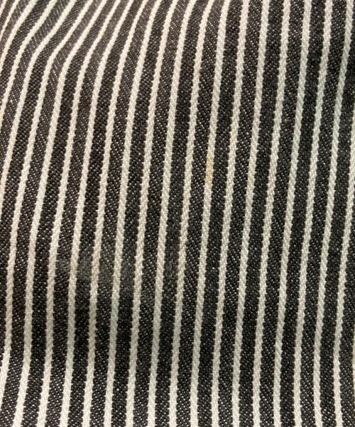 Yohji Yamamoto pour homme（ヨウジヤマモト プールオム）Yohji Yamamoto pour homme (ヨウジヤマモト プールオム) ストライプヒッコリーデニムパンツ ホワイト×グレー サイズ:3の古着・服飾アイテム