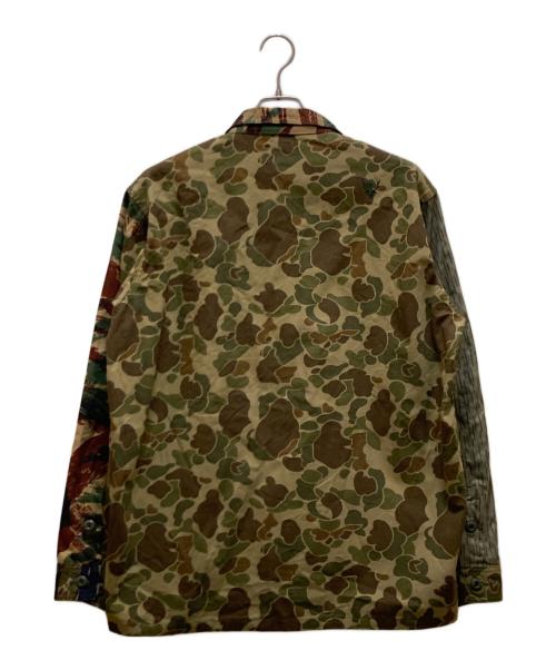South2 West8（サウスツー ウエストエイト）south2 west8 (サウスツー ウエストエイト) Smokey Shirt - Crazy Camo オリーブ サイズ:Mの古着・服飾アイテム