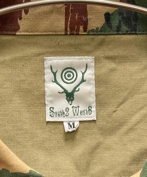 South2 West8（サウスツー ウエストエイト）south2 west8 (サウスツー ウエストエイト) Smokey Shirt - Crazy Camo オリーブ サイズ:Mの古着・服飾アイテム