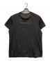 Yohji Yamamoto pour homme（ヨウジヤマモト プールオム）の古着「ストライプビッグTシャツ」｜ブラック×ホワイト