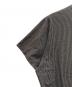 中古・古着 Yohji Yamamoto pour homme (ヨウジヤマモト プールオム) ストライプビッグTシャツ ブラック×ホワイト サイズ:3：12000円