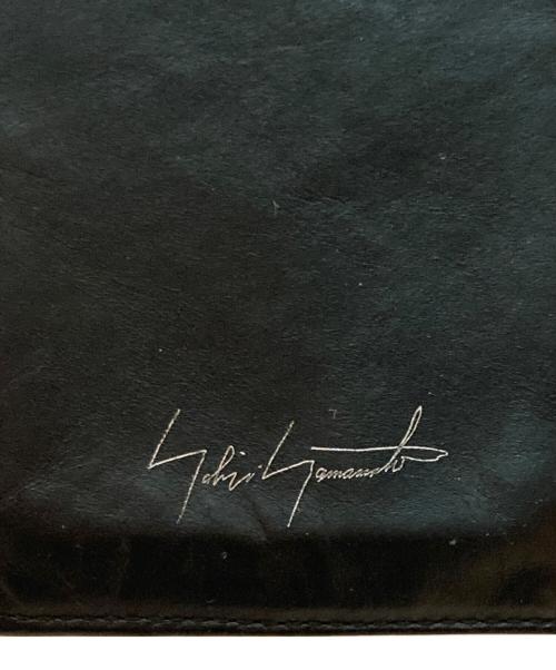 discord Yohji Yamamoto（ディスコード ヨウジヤマモト）discord Yohji Yamamoto (ディスコード ヨウジヤマモト) カウレザースマホショルダーポーチ ブラックの古着・服飾アイテム