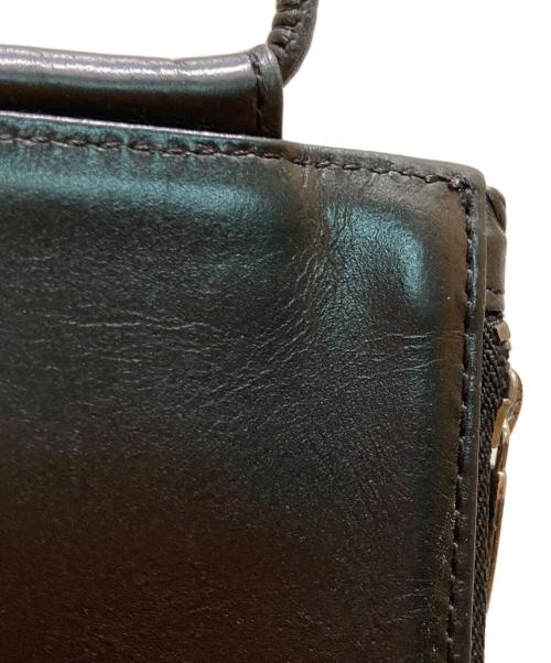 discord Yohji Yamamoto（ディスコード ヨウジヤマモト）discord Yohji Yamamoto (ディスコード ヨウジヤマモト) カウレザースマホショルダーポーチ ブラックの古着・服飾アイテム