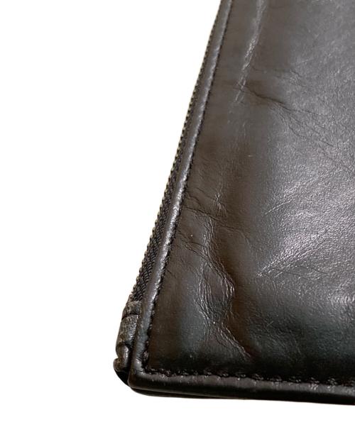 discord Yohji Yamamoto（ディスコード ヨウジヤマモト）discord Yohji Yamamoto (ディスコード ヨウジヤマモト) カウレザースマホショルダーポーチ ブラックの古着・服飾アイテム