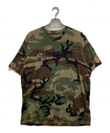 SUPREME（シュプリーム）の古着「Capital S S Top Woodland camoカモ フロントロゴTシャツ」｜グリーン