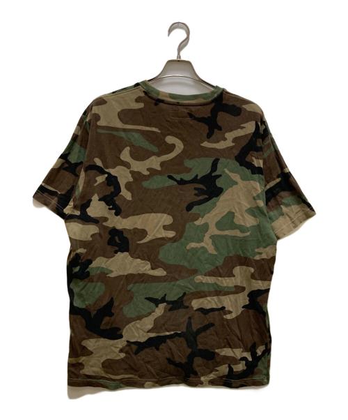 SUPREME（シュプリーム）Supreme (シュプリーム) Capital S S Top Woodland camoカモ フロントロゴTシャツ グリーン サイズ:Lの古着・服飾アイテム